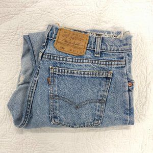 Vintage Orange Tab Levi's 550 Jeans 32W x 26.5L